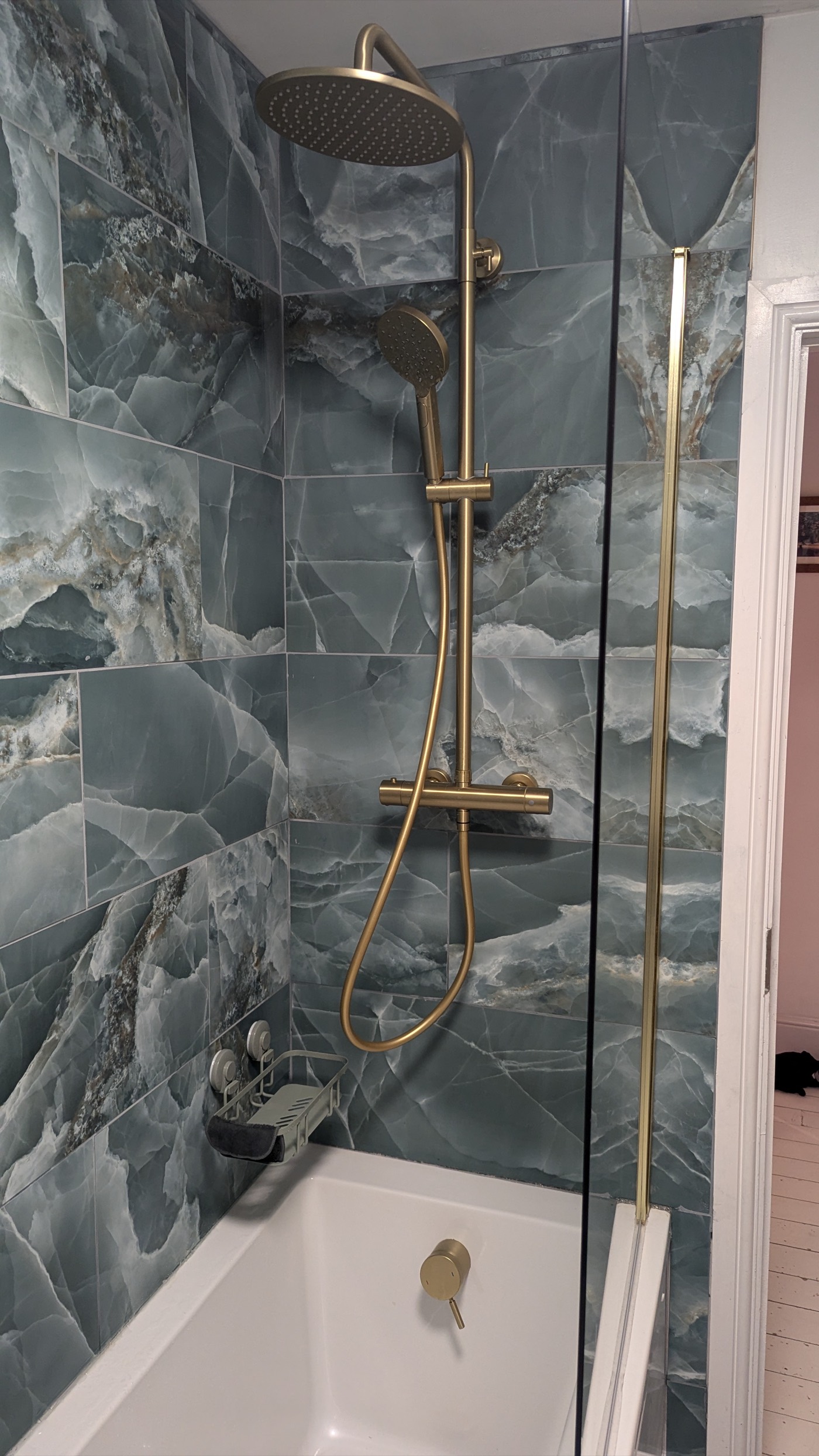 A shower-over-bath, done properly